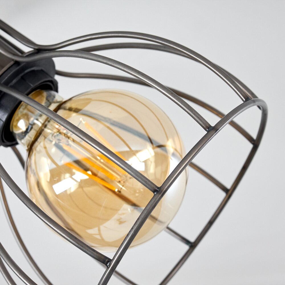 Bitterroot Ceiling Light grey, Dark wood, 3-light sources