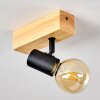 BARBENGO Ceiling Light Light wood, black, 1-light source