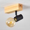 BARBENGO Ceiling Light Light wood, black, 1-light source