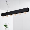 Fria Pendant Light black, 6-light sources