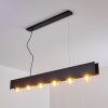 Fria Pendant Light black, 6-light sources