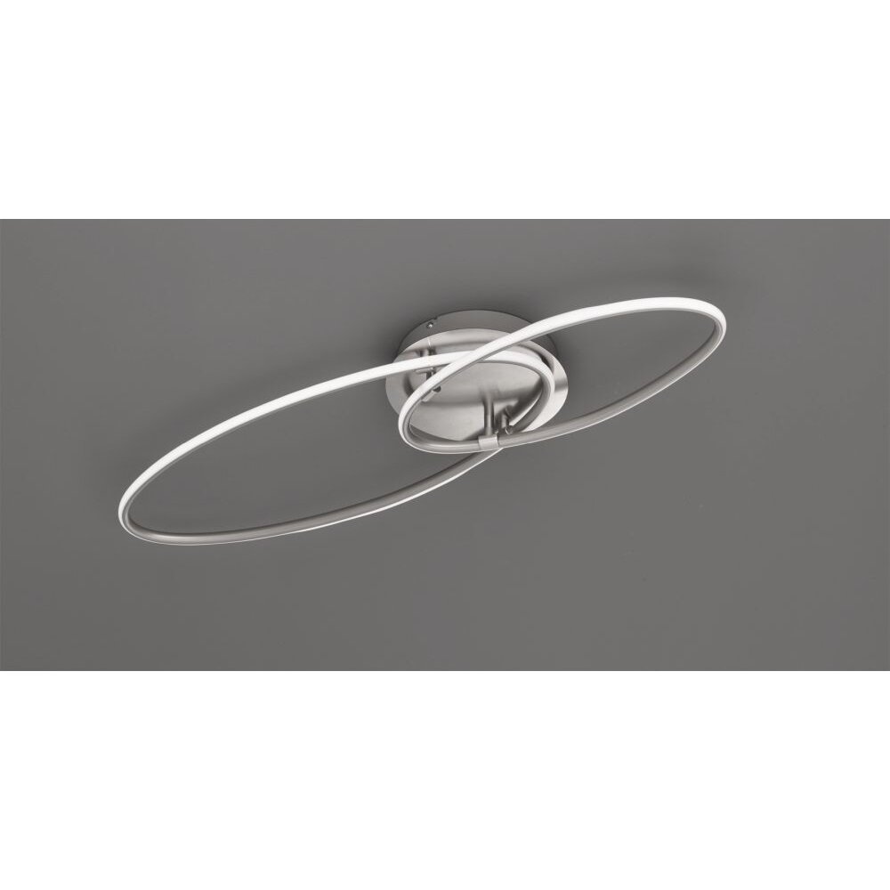 Ceiling Light Trio Leuchten AVUS LED matt nickel, 1-light source