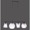 Leuchten Direkt SOPHIE Pendant Light black, 4-light sources