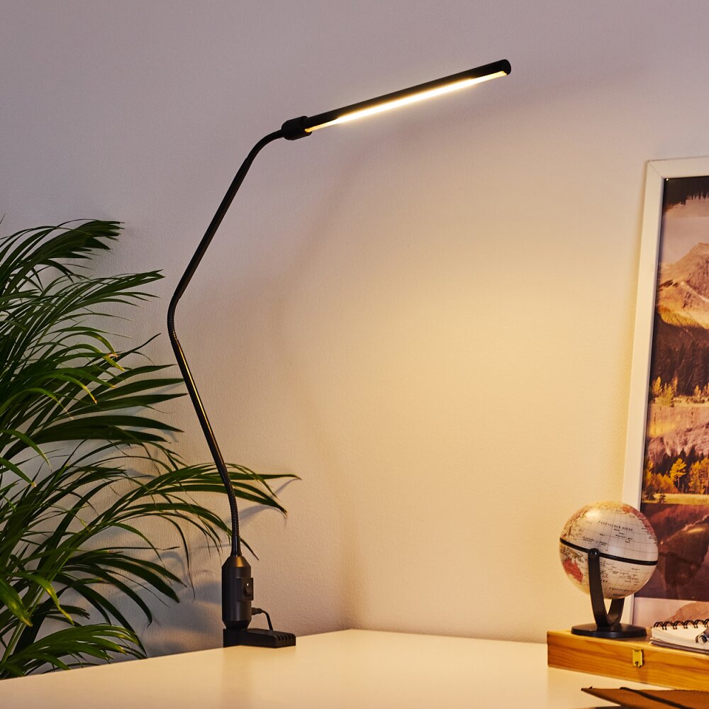 WINNIPEG clamp-on light LED black, 1-light source