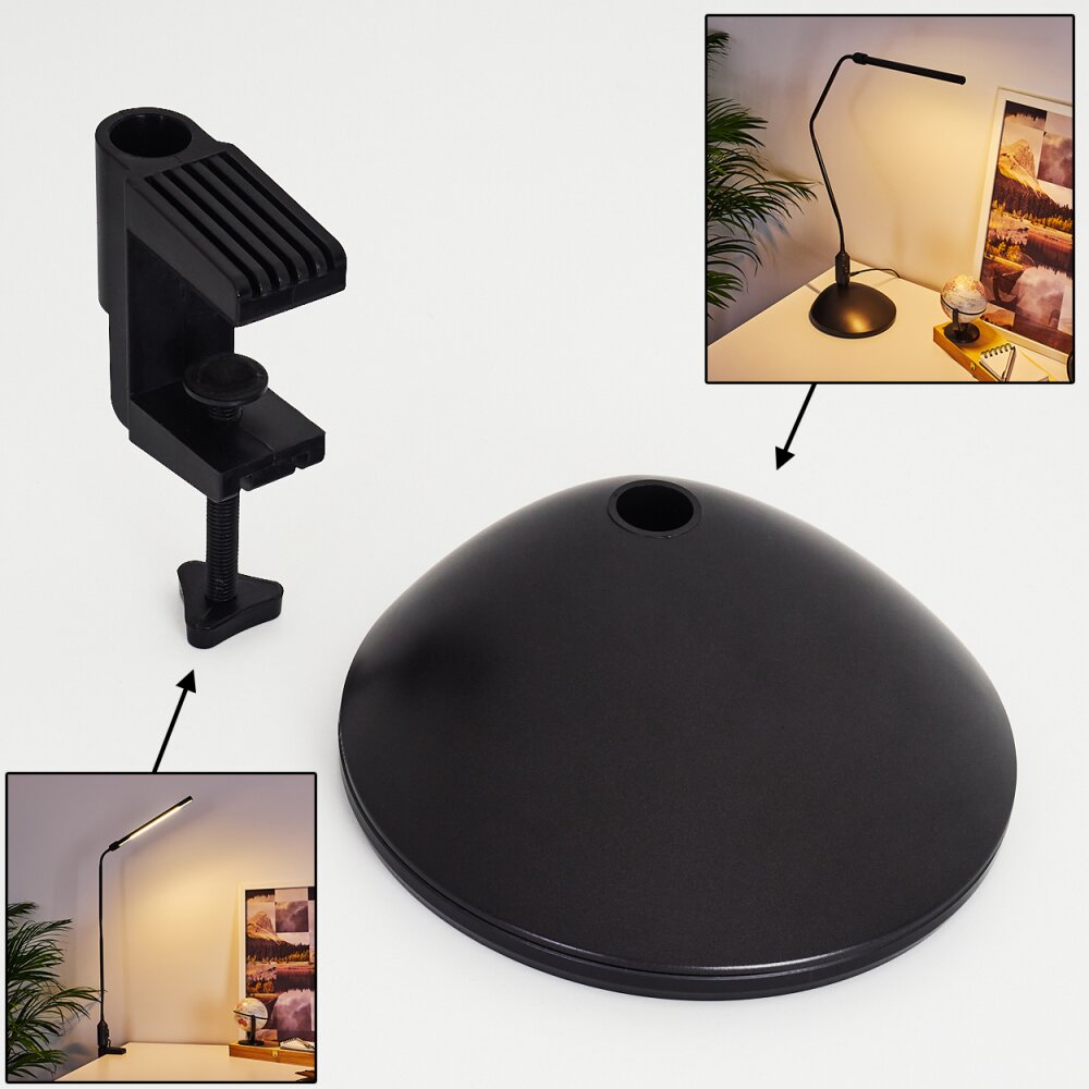 WINNIPEG clamp-on light LED black, 1-light source