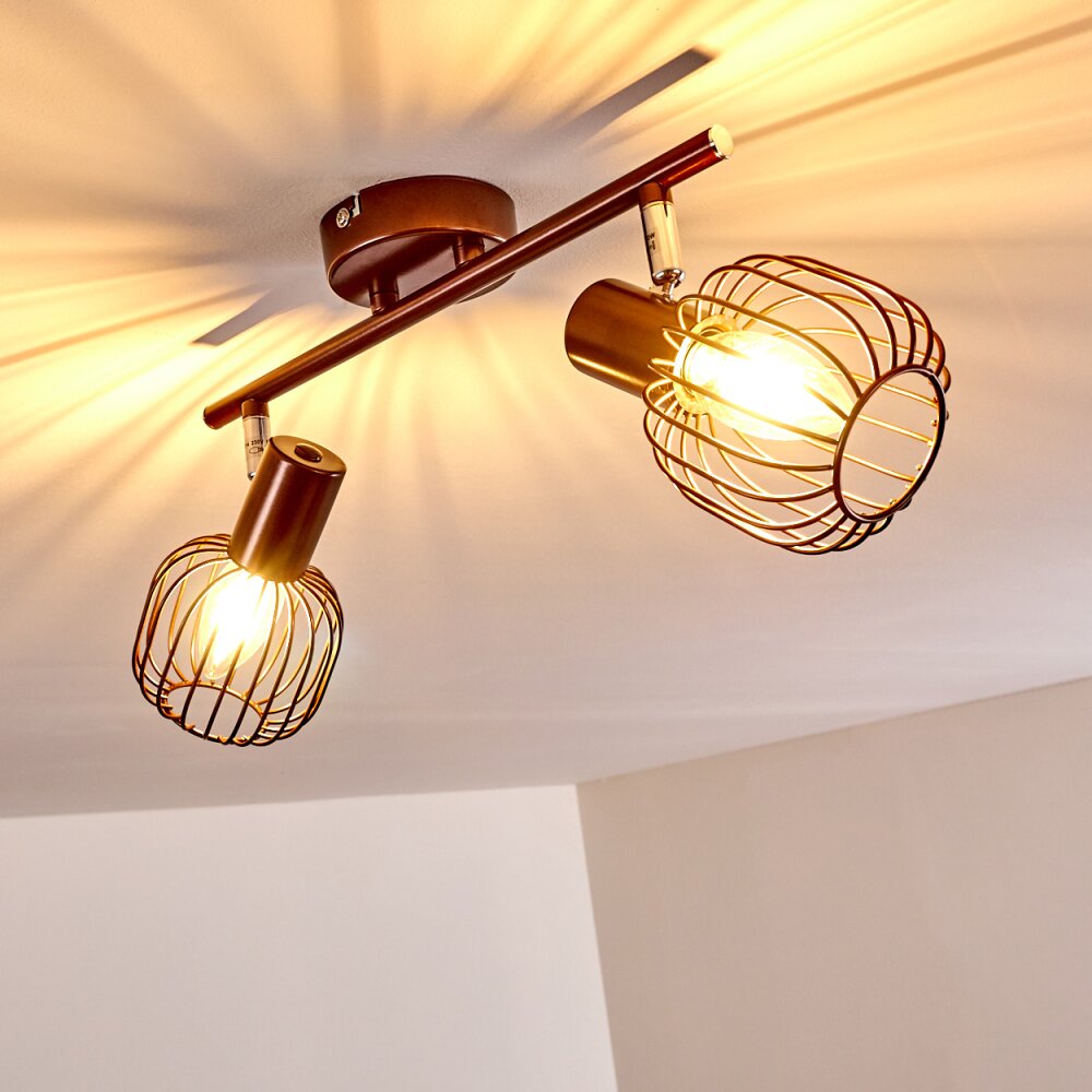 Cancun Ceiling Light brown, 2-light sources