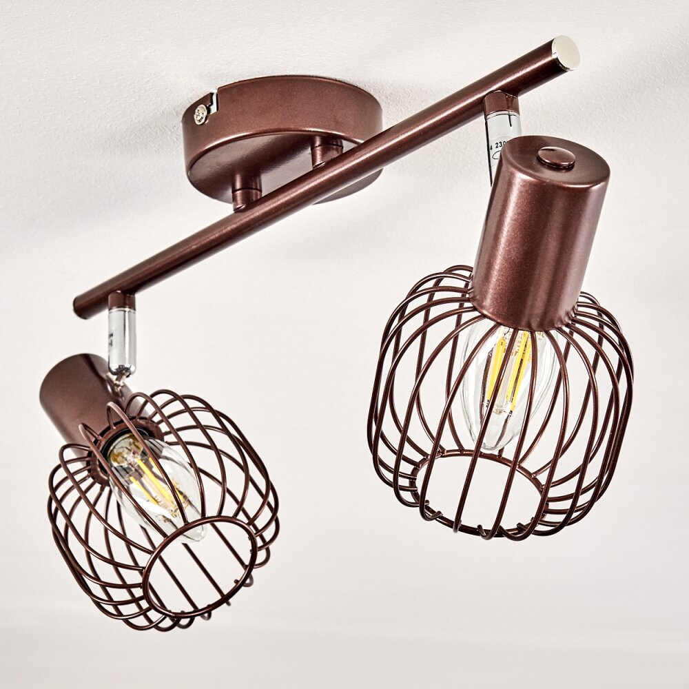 Cancun Ceiling Light brown, 2-light sources