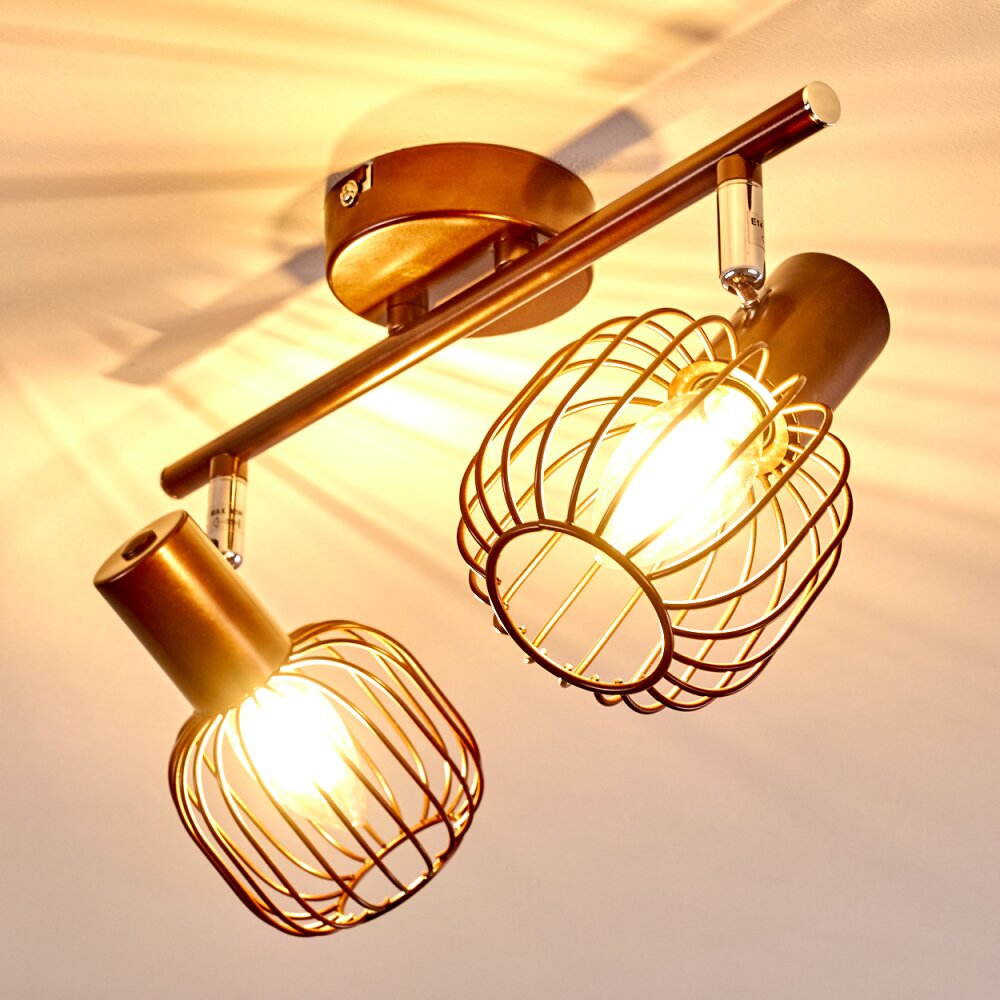 Cancun Ceiling Light brown, 2-light sources