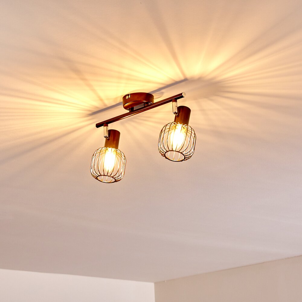 Cancun Ceiling Light brown, 2-light sources