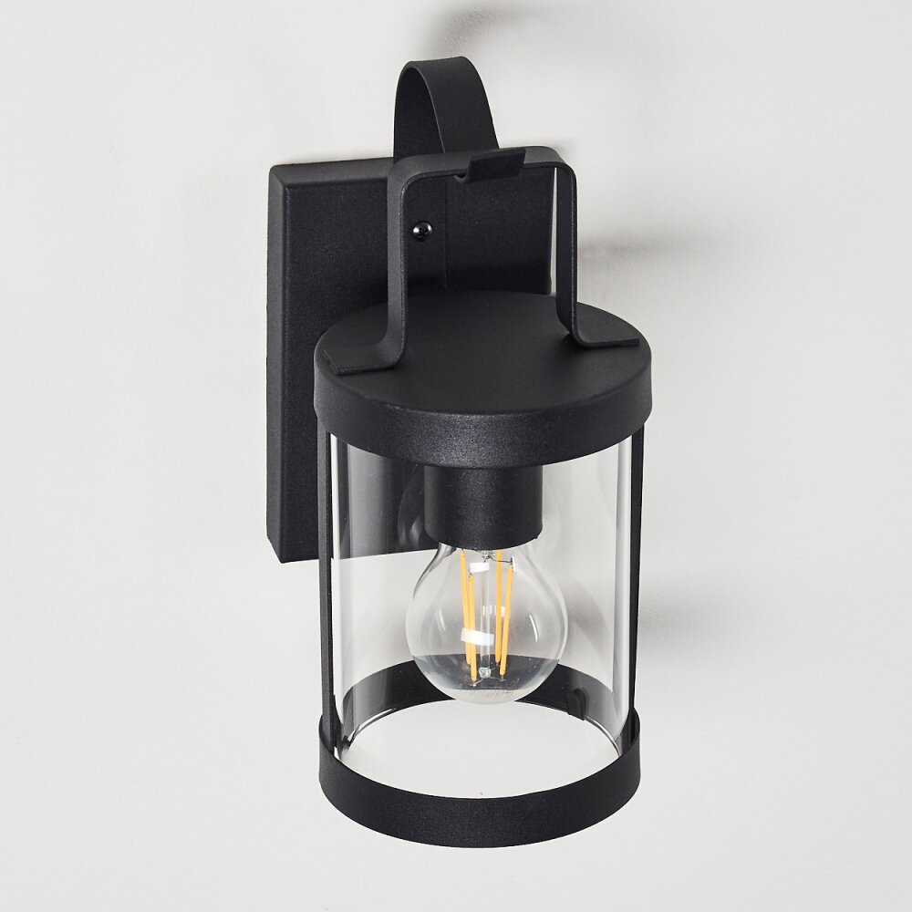 HOJER Outdoor Wall Light black, 1-light source