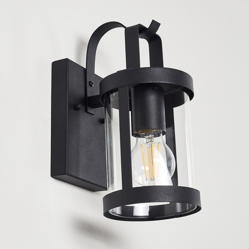 HOJER Outdoor Wall Light black, 1-light source