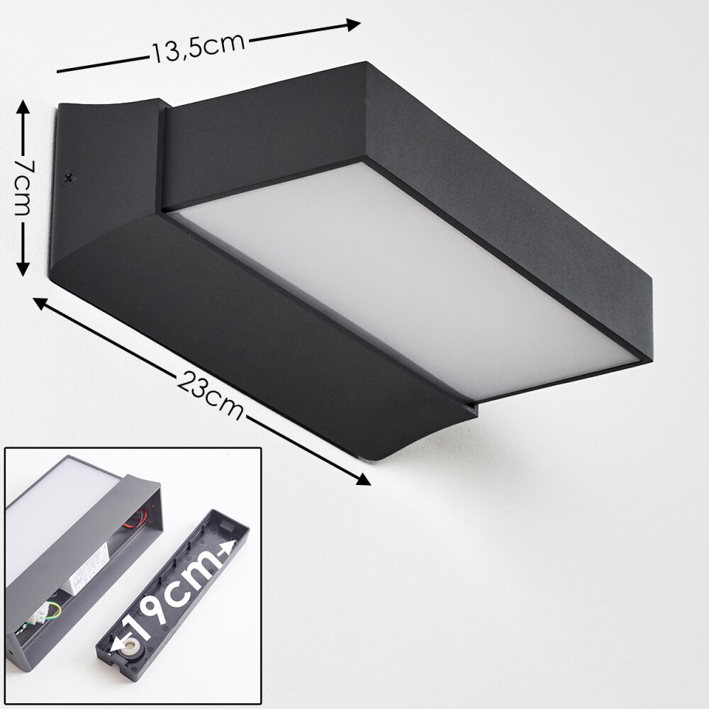 Outdoor Wall Light Hjortspring LED anthracite, 1-light source