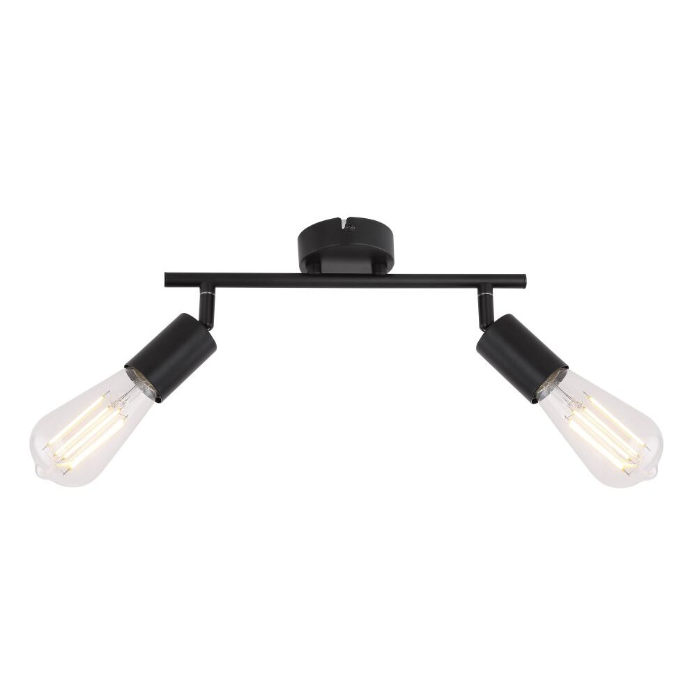 Spotlight Globo AVENDO black, 2-light sources
