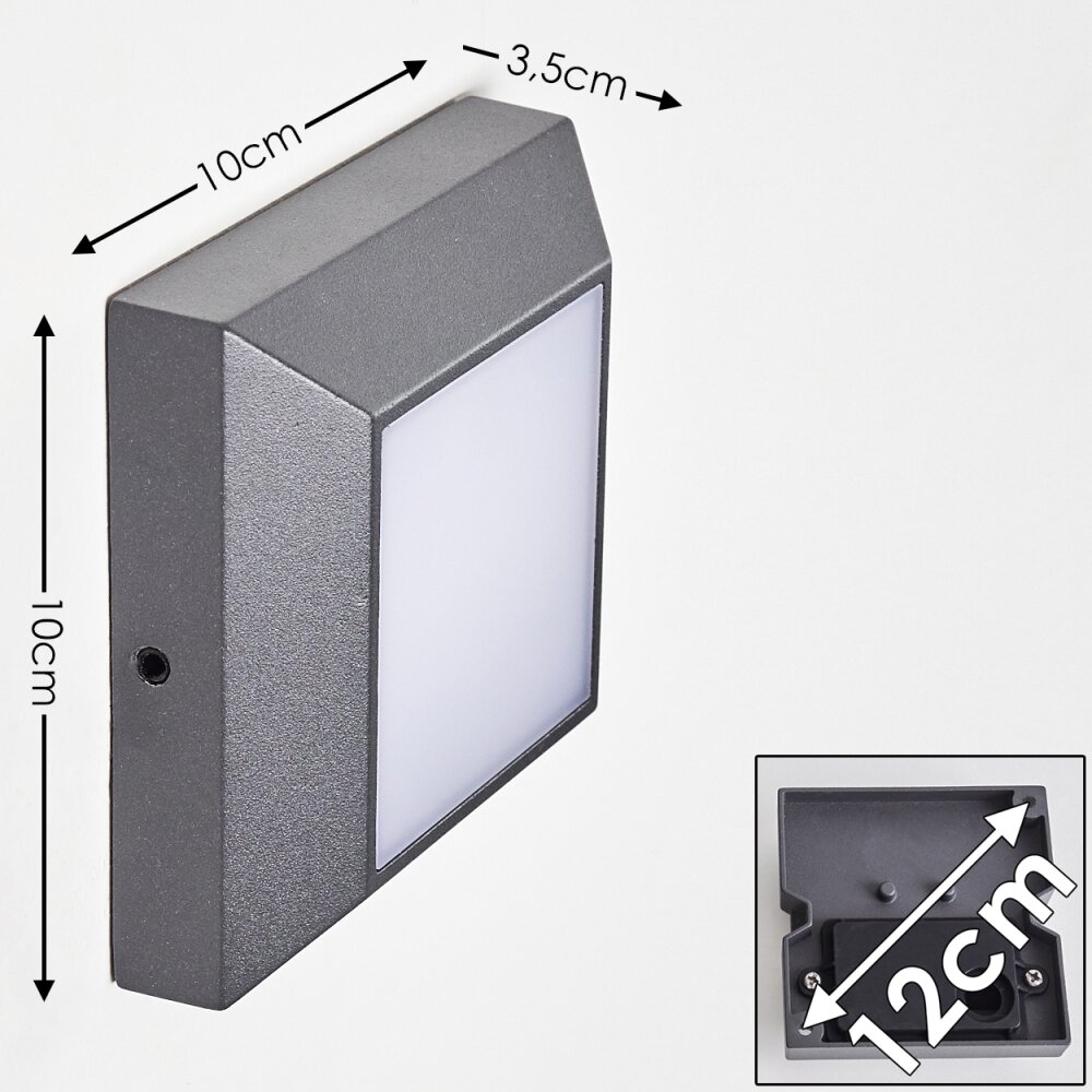 ALKMAAR Outdoor Wall Light LED anthracite, 1-light source