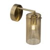 Brilliant GRACIAN wall spotlight brass, 1-light source