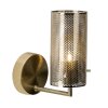 Brilliant GRACIAN wall spotlight brass, 1-light source