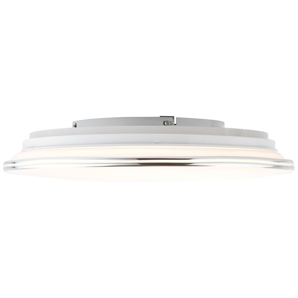 Brilliant EDNA Ceiling Light LED chrome, 1-light source, Remote control, Colour changer