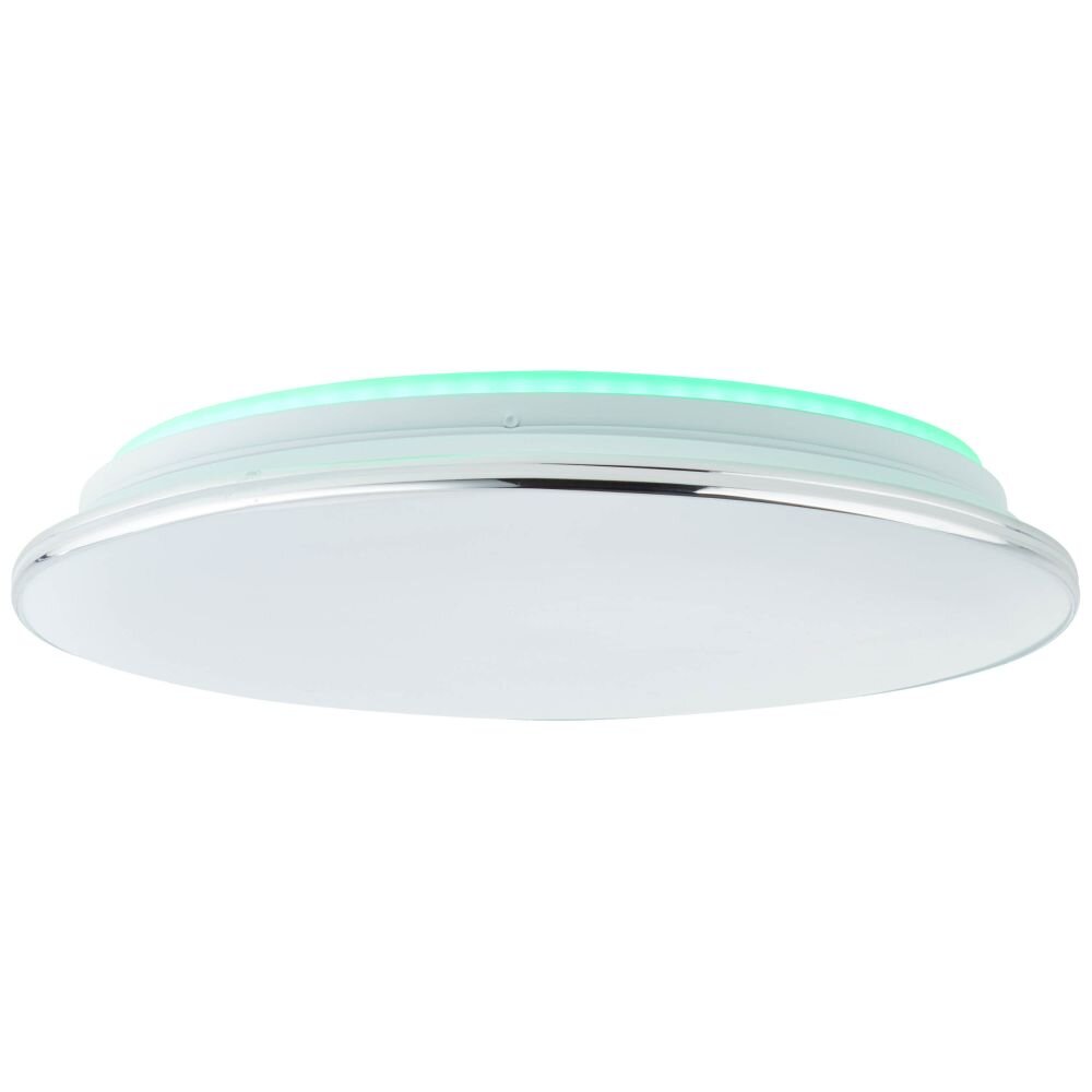 Brilliant EDNA Ceiling Light LED chrome, 1-light source, Remote control, Colour changer