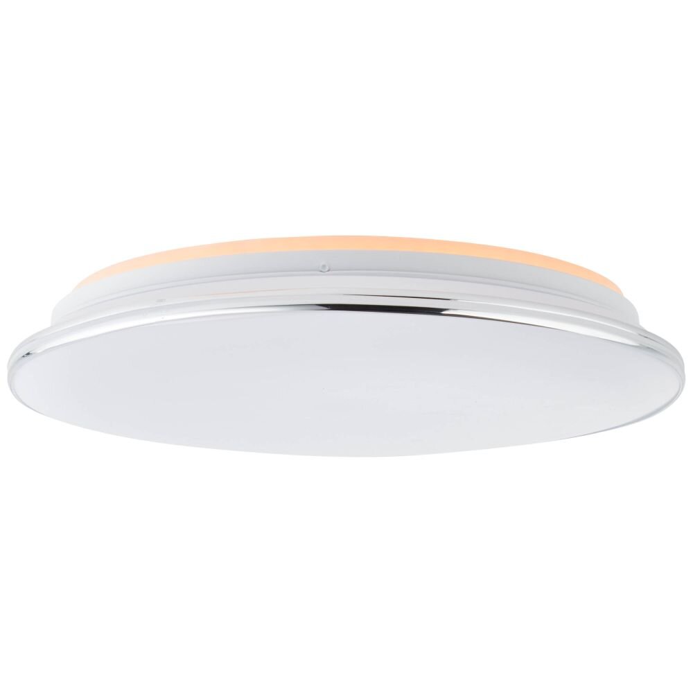 Brilliant EDNA Ceiling Light LED chrome, 1-light source, Remote control, Colour changer