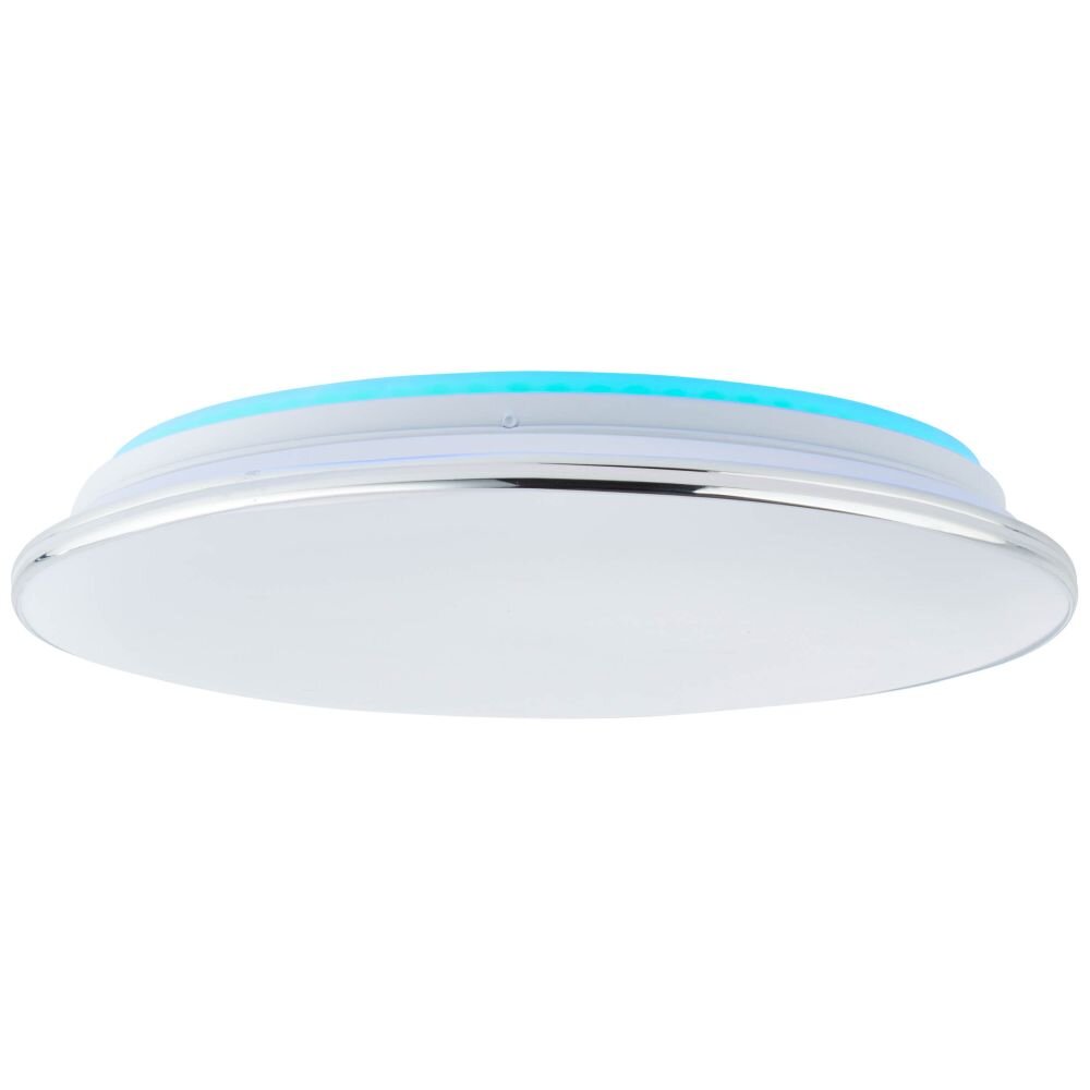 Brilliant EDNA Ceiling Light LED chrome, 1-light source, Remote control, Colour changer