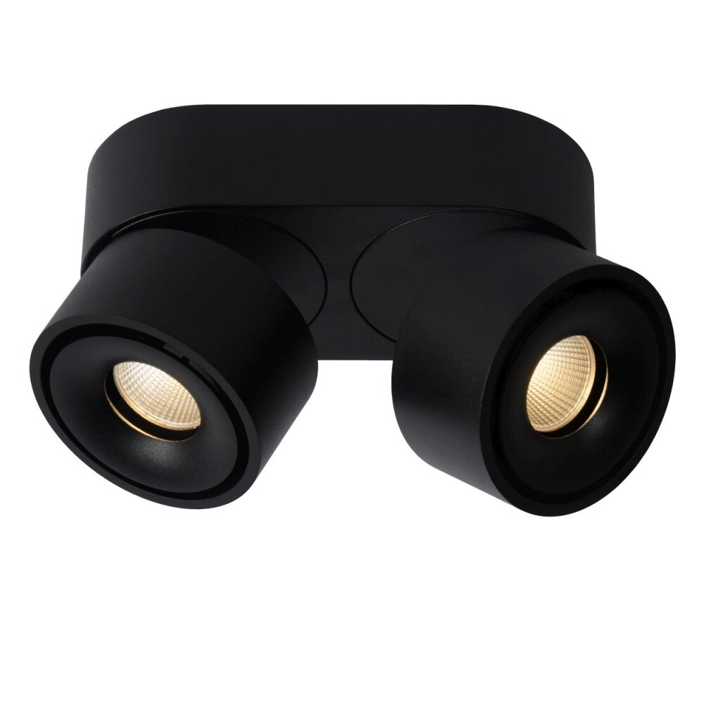 Lucide YUMIKO Ceiling light LED black, 2-light sources