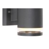 Outdoor Wall Light Globo ALCALA anthracite, 2-light sources