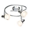 Globo ALASKA ceiling spotlight LED chrome, 3-light sources