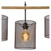 Lucide BASKETT Pendant Light black, 4-light sources