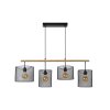 Lucide BASKETT Pendant Light black, 4-light sources