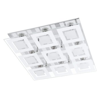 Eglo ALMANA wall and ceiling light chrome, 9-light sources