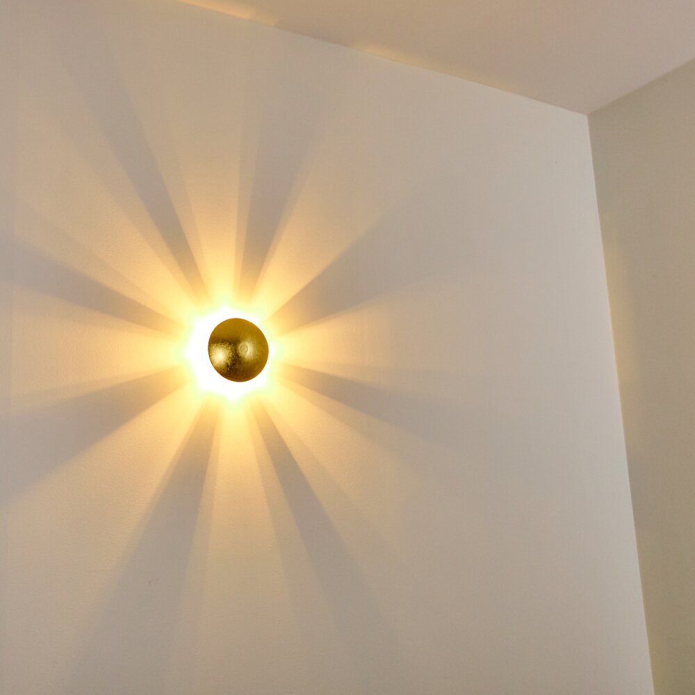 MEZIA wall light gold, 1-light source