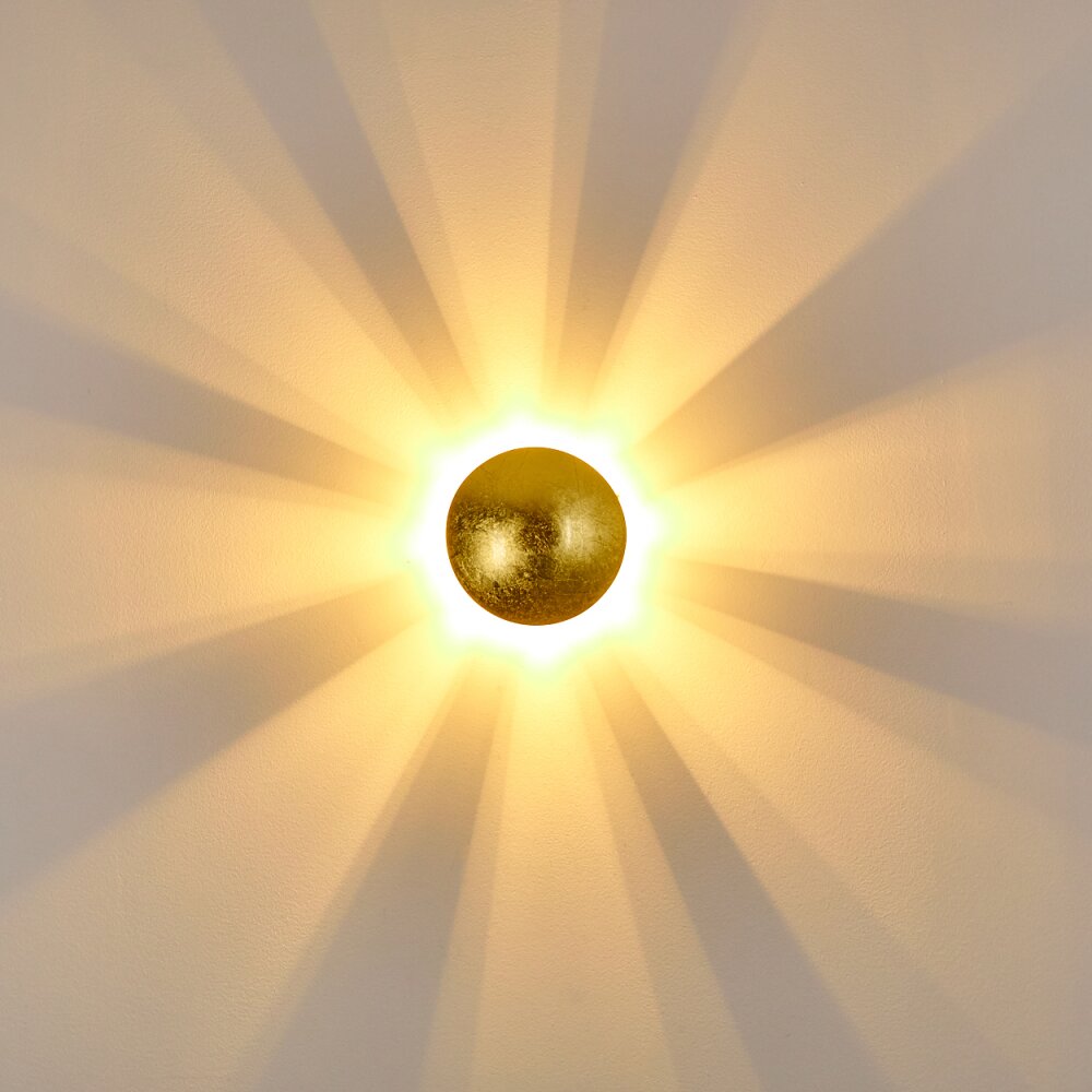 MEZIA wall light gold, 1-light source