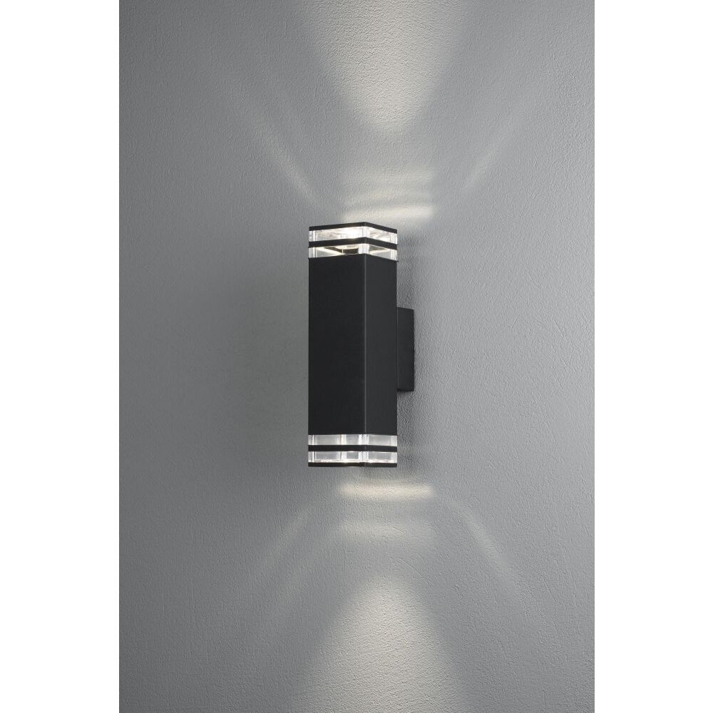 Konstsmide ANTARES Outdoor Wall Light anthracite, 2-light sources