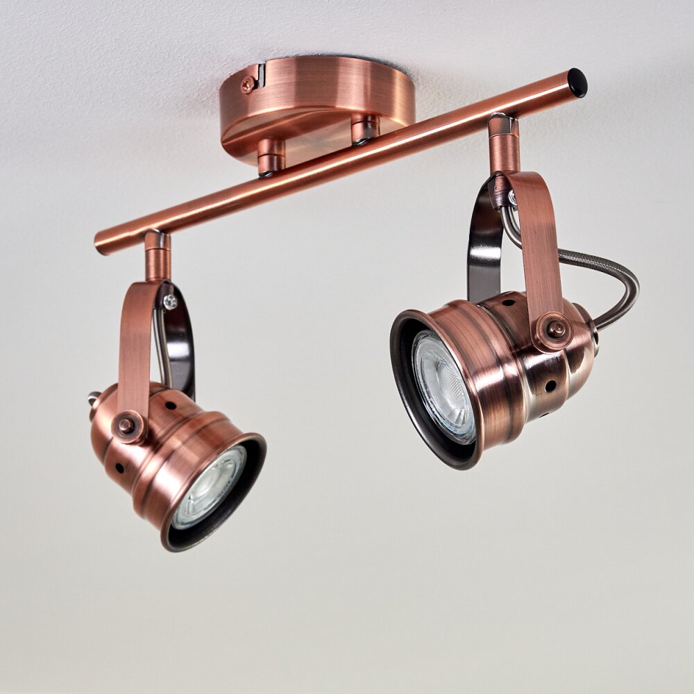 ANIAK Ceiling Light LED copper, 2-light sources