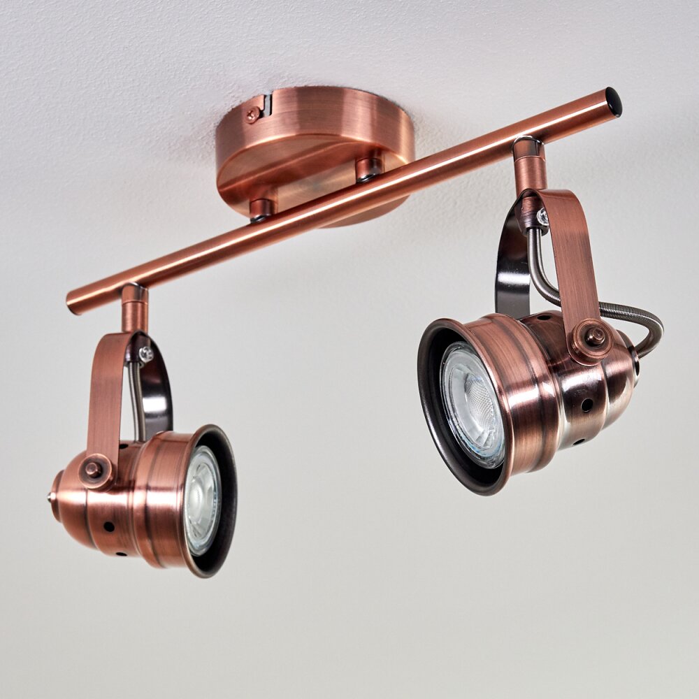 ANIAK Ceiling Light LED copper, 2-light sources