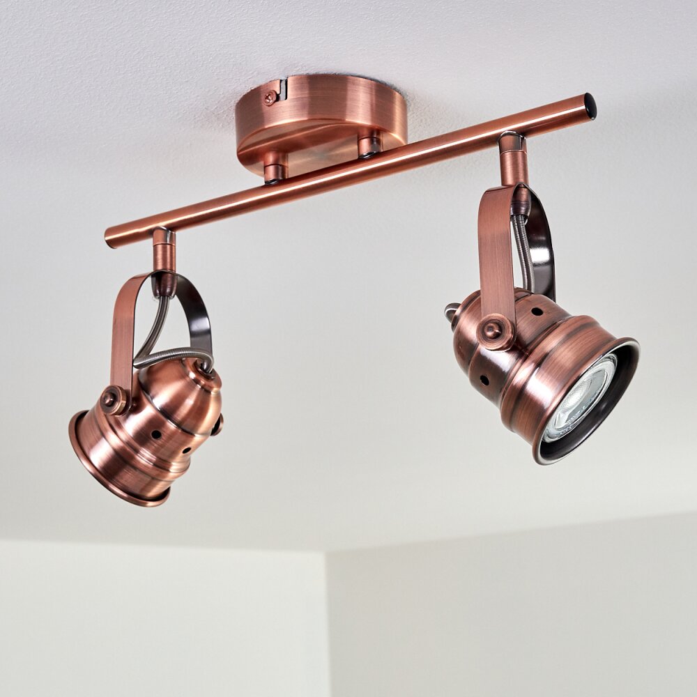 ANIAK Ceiling Light LED copper, 2-light sources