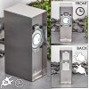 Abilene outdoor socket stainless steel, grey