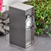 Abilene outdoor socket stainless steel, grey