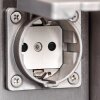 Abilene outdoor socket stainless steel, grey