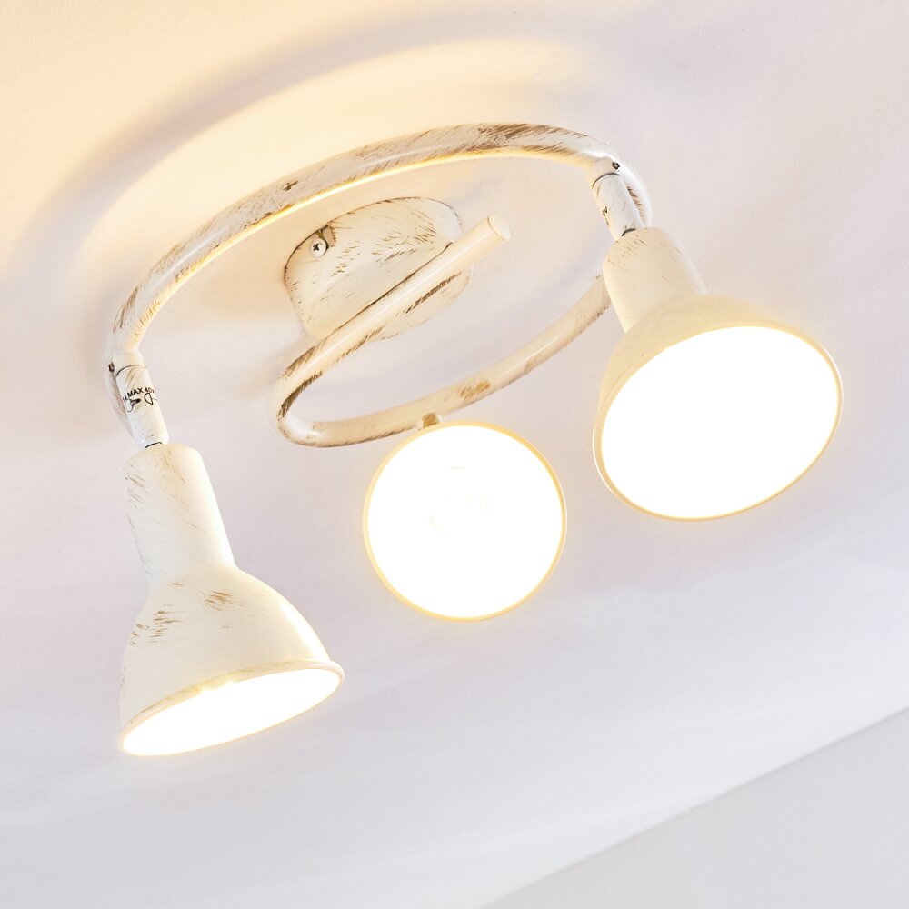 POLMAK Ceiling light gold, white, 3-light sources