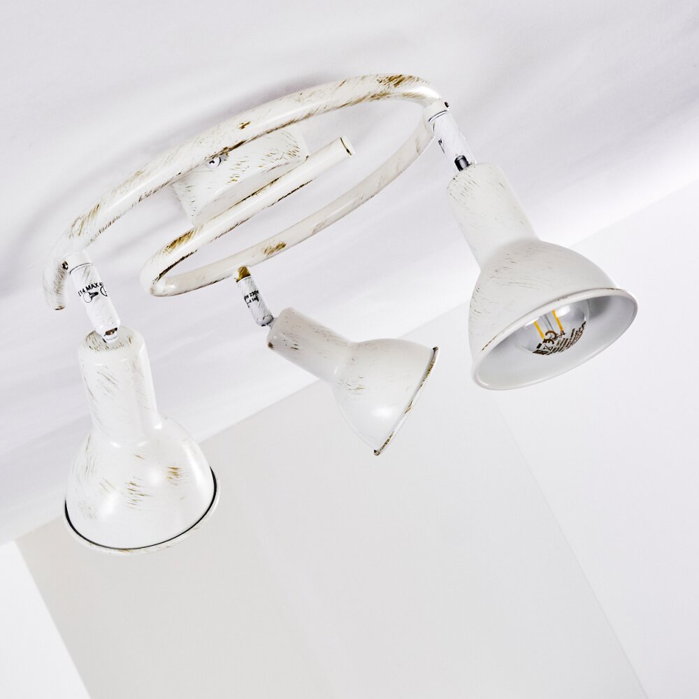 POLMAK Ceiling light gold, white, 3-light sources