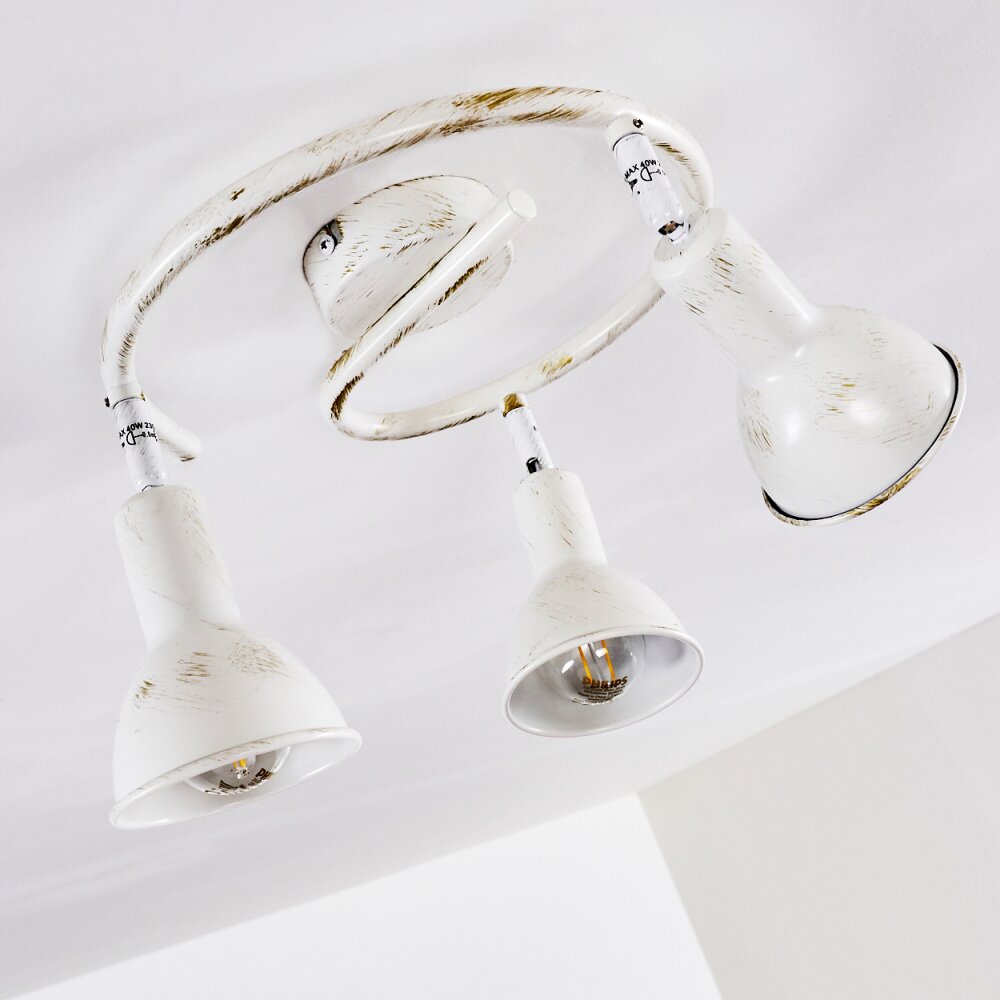 POLMAK Ceiling light gold, white, 3-light sources