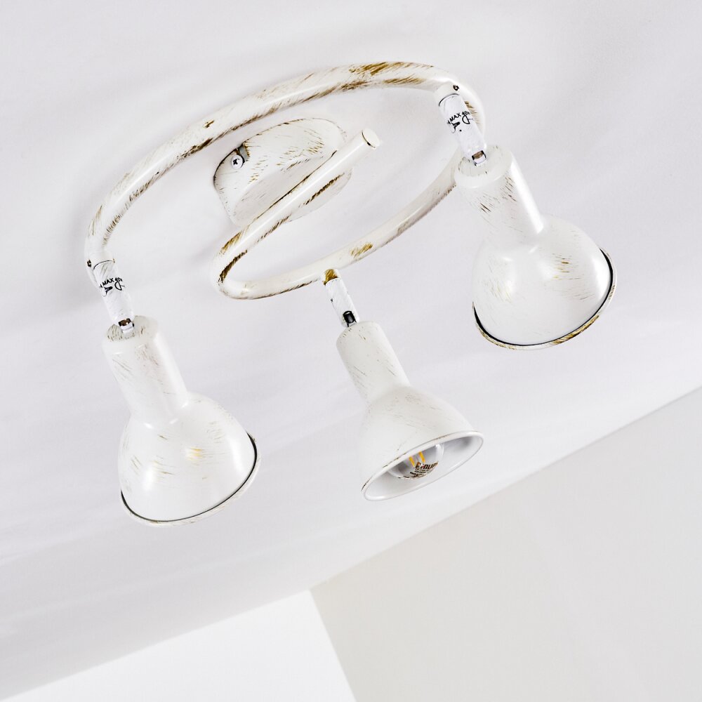 POLMAK Ceiling light gold, white, 3-light sources