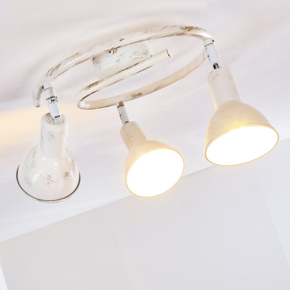 POLMAK Ceiling light gold, white, 3-light sources