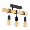 Eglo lights TOWNSHEND pendant light brown, black, 3-light sources