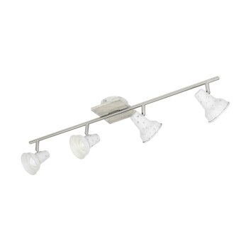 Eglo FILIPINA 1 ceiling spotlight LED matt nickel, white, 4-light sources