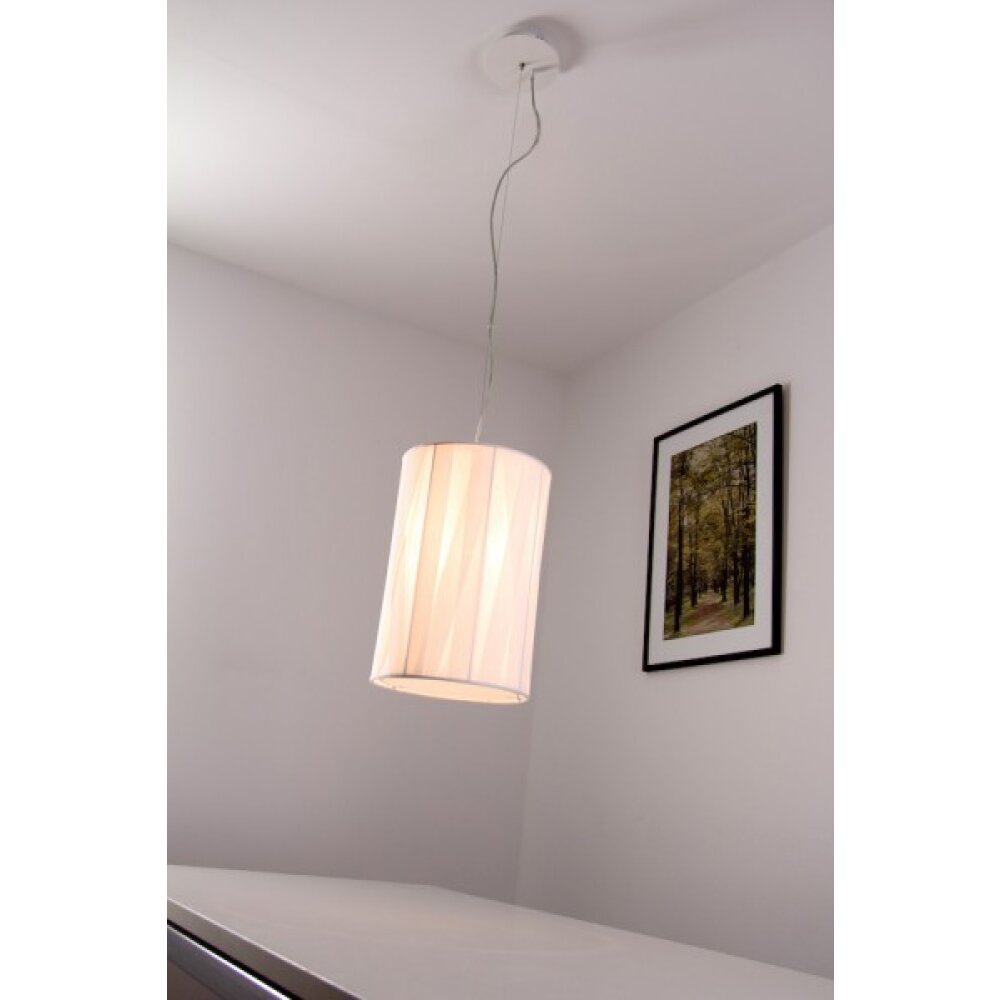 Bernd Unrecht Cross pendant light white, 1-light source