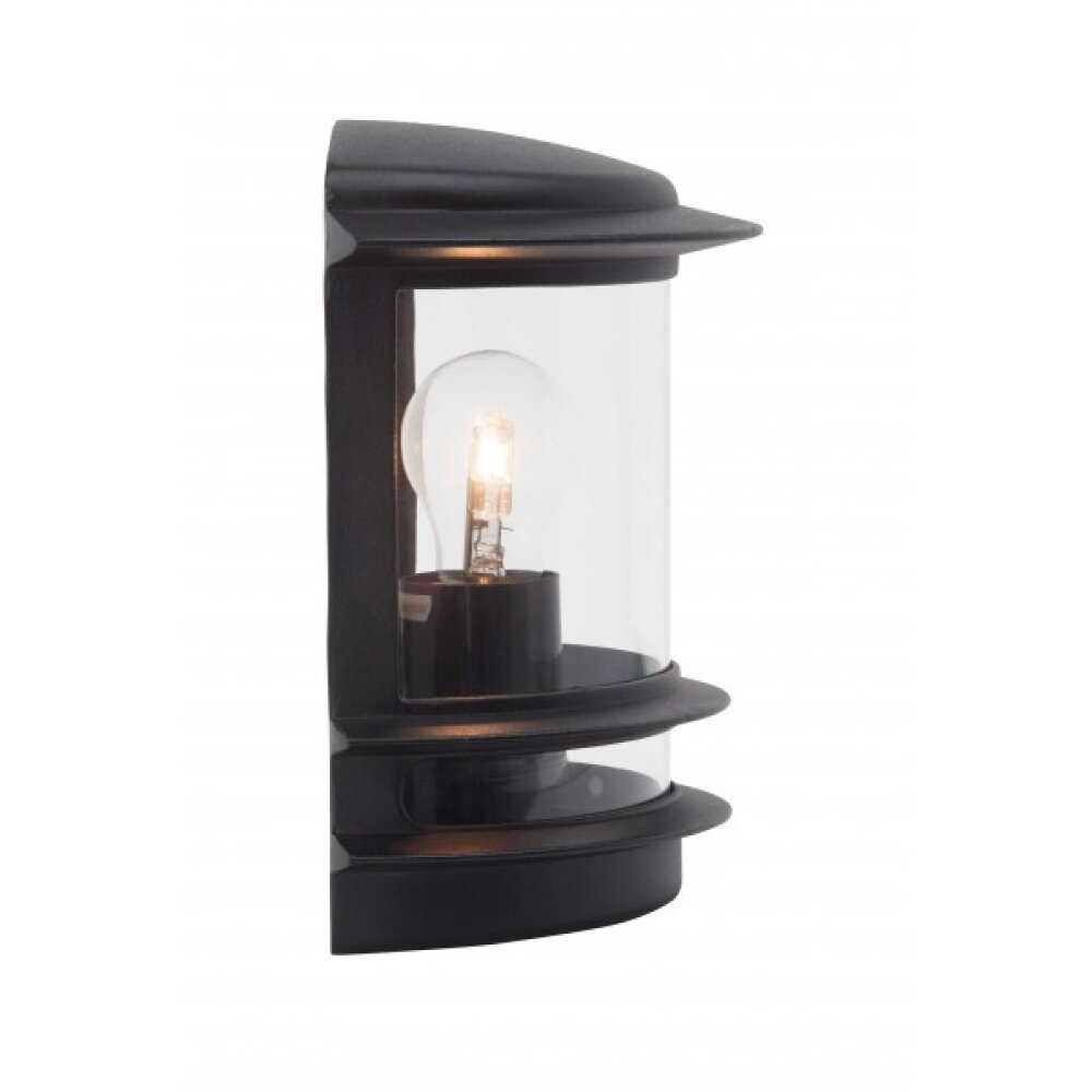 Brilliant HOLLYWOOD Outdoor Wall Light black, 1-light source