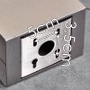 Abilene outdoor socket stainless steel, grey