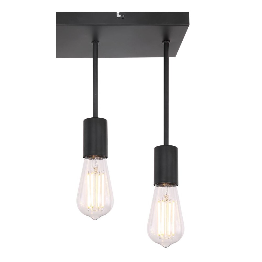 Globo DORBA Ceiling Light black, 4-light sources